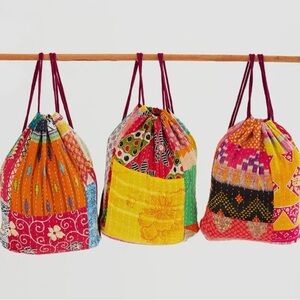 #B2- NWT Kantha Backpack Fair Trade Handmade